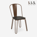 industriële design stoelen stijl staal voor bar en keuken ferrum one Aanbod