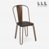 industriële design stoelen Lix stijl staal voor bar en keuken ferrum one Aanbod