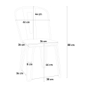 industriële design stoelen Lix stijl staal voor bar en keuken ferrum one 