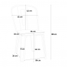 Stalen stoelen in industrieel design Ferrum One 