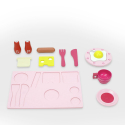 Houten speelgoedkeuken voor meisjes met potten, accessoires en geluiden MISS CHEF Catalogus