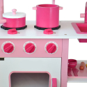 Houten speelgoedkeuken voor meisjes met potten, accessoires en geluiden MISS CHEF Voorraad