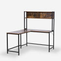 Hoekbureau in industrieel design 125x140 cm Hoover Verkoop