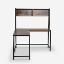 Hoekbureau in industrieel design 125x140 cm Hoover Aanbod