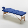 Professionele draagbare opvouwbare houten massagetafel met 3 zones 215 cm Reiki 