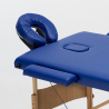 Professionele draagbare opvouwbare houten massagetafel met 3 zones 215 cm Reiki 