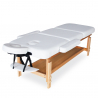 Verstelbare houten massagetafel Massage-Pro 225 cm Korting