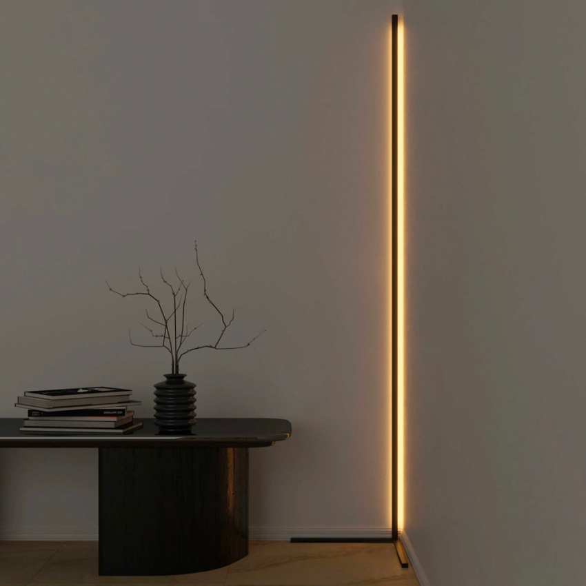 Moderne minimalistisch design LED-hoekvloerlamp Vega Aanbieding Moderne minimalistisch design LED-hoekvloerlamp Vega Aanbieding