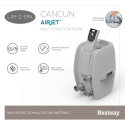 Opblaasbare ronde whirlpool 2-4 zitplaatsen 180x66 cm Cancun Airjet Lay-z Bestway Prijs