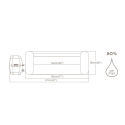 Opblaasbare ronde whirlpool 2-4 zitplaatsen 180x66 cm Cancun Airjet Lay-z Bestway 