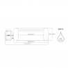 Opblaasbare ronde whirlpool 2-4 zitplaatsen 180x66 cm Cancun Airjet Lay-z Bestway 