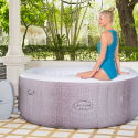 Opblaasbare ronde whirlpool 2-4 zitplaatsen 180x66 cm Cancun Airjet Lay-z Bestway Korting