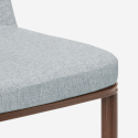 Design stoelen Davos van stof en metaal Kortingen