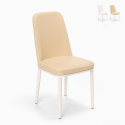 Design stoelen Baden Light van kunstleer en metaal  Verkoop