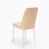Design stoelen Baden Light van kunstleer en metaal  Model