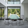 Set van tafel en 2 designstoelen voor binnen en buiten Etzy Korting