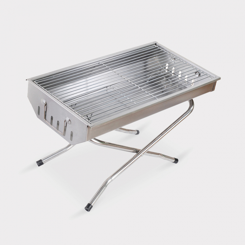 Draagbare stalen houtskoolbarbecue Poplar Aanbieding Draagbare stalen houtskoolbarbecue Poplar Aanbieding
