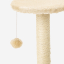 Krabpaal met boog, tunnel, sisal zuil en speelbal 45 cm Manx Keuze