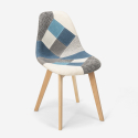 Nordic design patchwork stoel Robin 