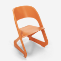 Stapelbare design stoel van kunststof voor bars, feesten en openbare evenementen Nest Karakteristieken