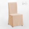 Houten gestoffeerde stoel in henriksdal stijl met lange hoes voor restaurant comfort luxury Prijs