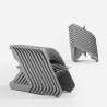 Modern design stapelbare kunststof stoel voor bars en openbare evenementen Nest 
