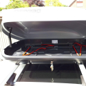Universele rigide auto dakkoffer 450 liter Menabò Diamond Keuze