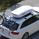 Universele rigide auto dakkoffer 450 liter Menabò Diamond Catalogus