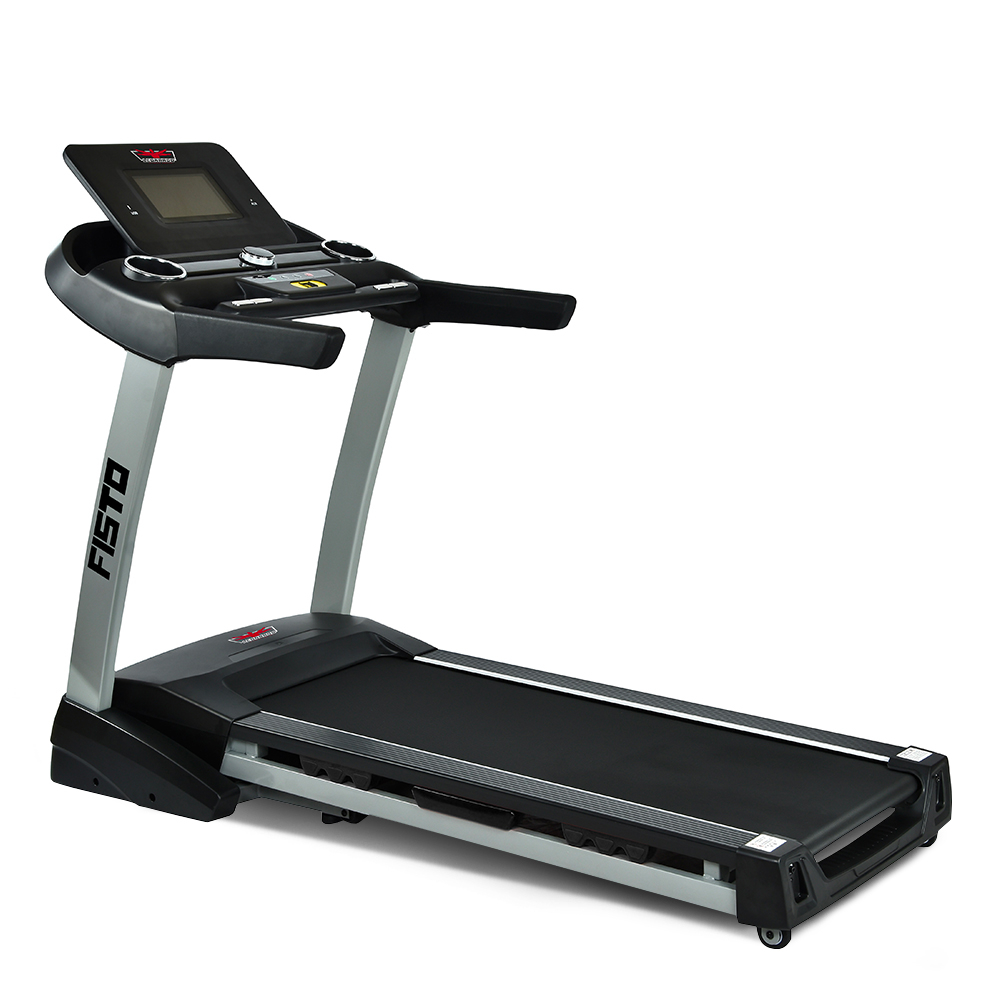 Professionele opvouwbare elektrische fitnessloopband met demping en helling Fisto