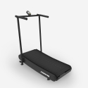 Ruimtebesparende opvouwbare gebogen magnetische loopband Essential Model