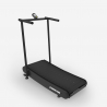 Ruimtebesparende opvouwbare gebogen magnetische loopband Essential Model