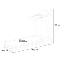 Professionele opvouwbare elektrische fitnessloopband met demping en helling Fisto Karakteristieken