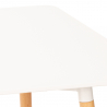 Rechthoekige design eettafel van hout 120x80 cm Corn Catalogus