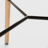 Hoge ronde houten Scandinavische design tafel 60x60 cm Shrub Catalogus