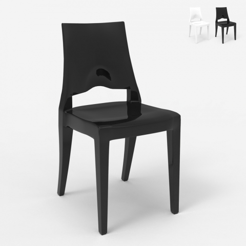Modern ontwerp stapelbare stoelen voor keuken, bar en restaurant Scab Glenda Aanbieding