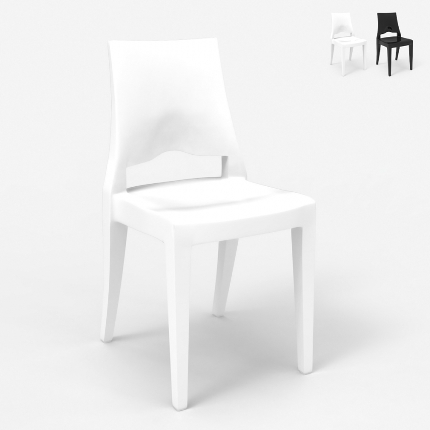 Modern ontwerp stapelbare stoelen voor keuken, bar en restaurant Scab Glenda Verkoop