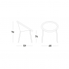 Moderne design stoelen Scab voor privé gebruik of horeca Bon Bon Korting