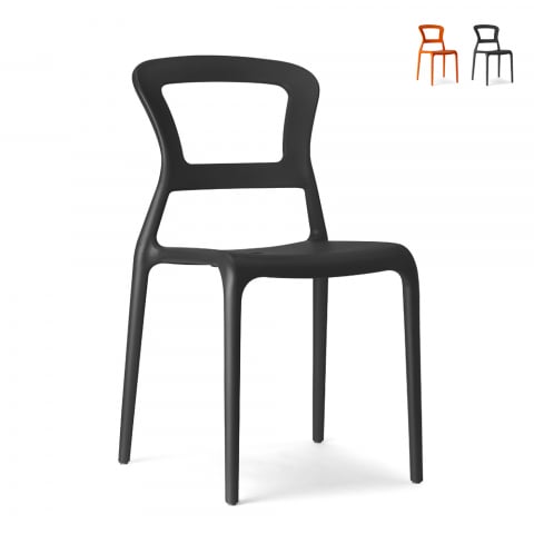 Modern ontwerp stapelbare stoelen voor bar, keuken en restaurant Scab Pepper