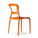 Modern ontwerp stapelbare stoelen voor bar, keuken en restaurant Scab Pepper Afmetingen