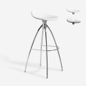 Design kruk met stalen poten 80 cm hoog Scab Frog Verkoop