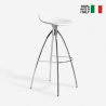 Design kruk met stalen poten 80 cm hoog Scab Frog Kortingen