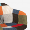 Scandinavisch design patchwork fauteuil Herion 