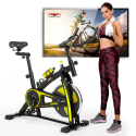 Professionele spinning fiets Fit Bike met flywheel 10 kg Athletica Model