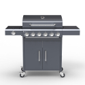 RVS gasbarbecue BBQ met 6 + 1 branders Creola Aanbod