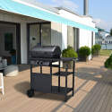 Barbecue BBQ gas RVS 2 pits grillrooster Bagnét Verd Verkoop
