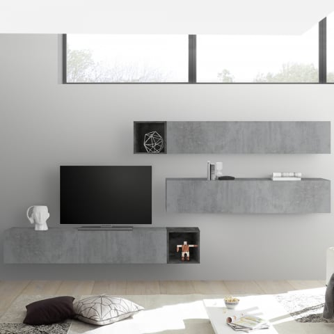 Modern TV-meubel modulair ontwerp wandsysteem Infinity 99