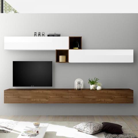 Modern TV-meubel modulair ontwerp wandsysteem Infinity 101