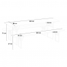 Set van 8 inklapbare biertafels 220x80 cm met 2 banken Oletan Model