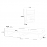 Opklapbed op wielen met matras en lattenbodem 80x180 cm Ares 