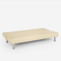 Modern design kunstlederen 2-zits slaapbank Elly 